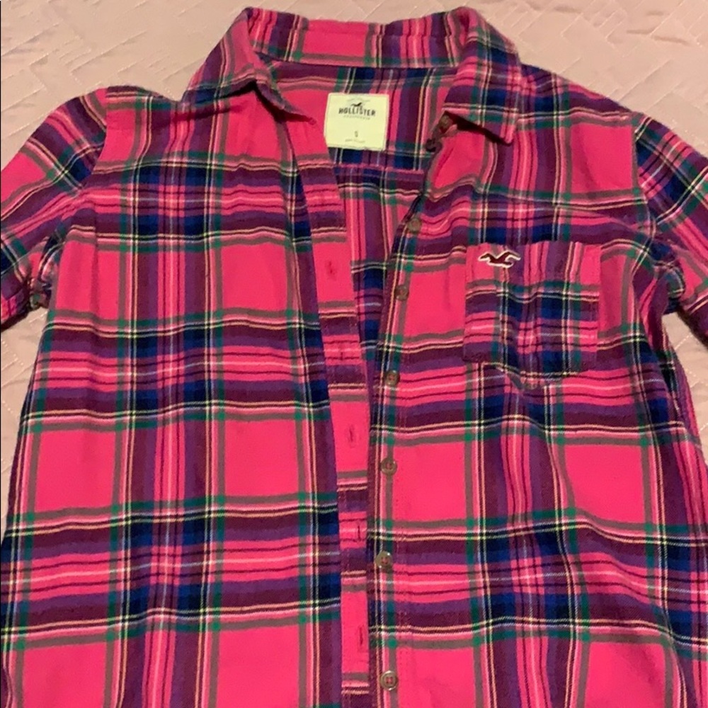 Pink Flannel from Hollister